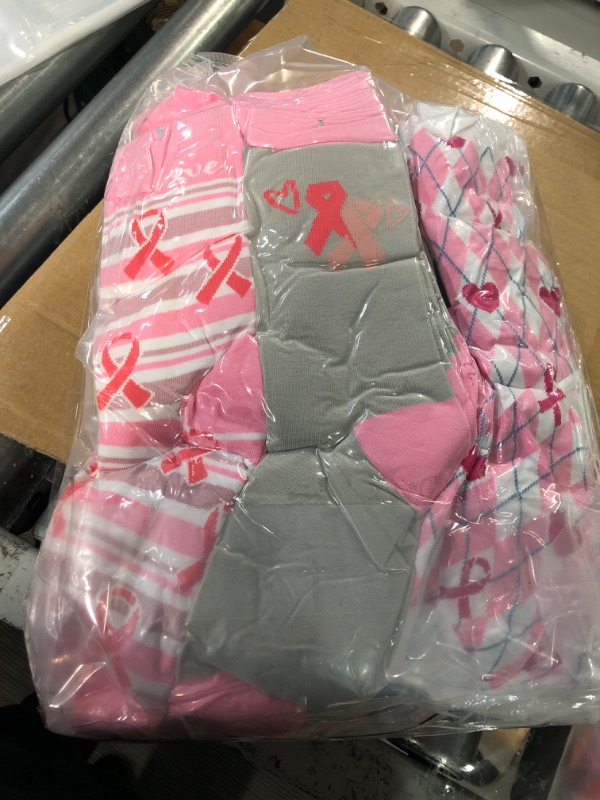 Photo 3 of TOULITE 48 pairs of breast cancer awareness socks