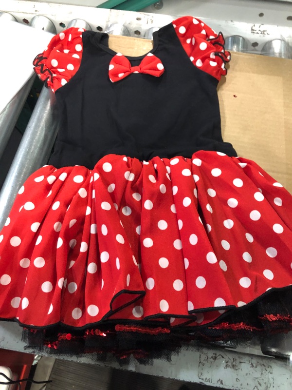 Photo 2 of Girls minnie mouse dress (5-6 years)