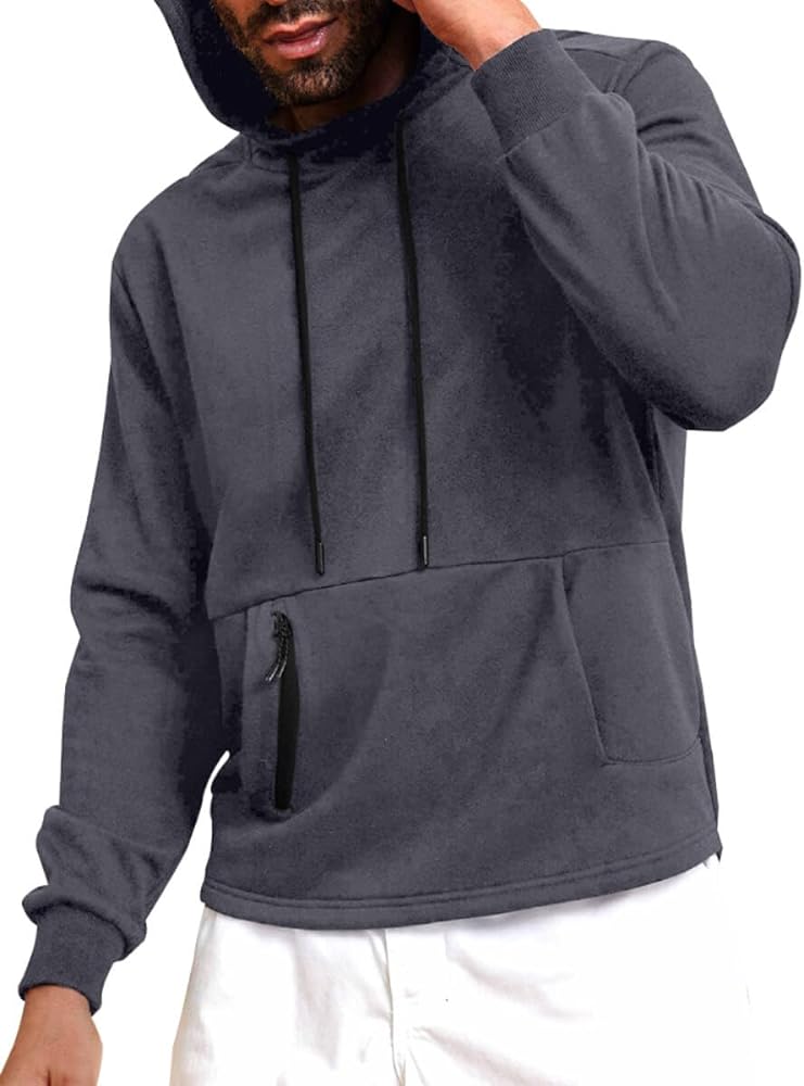 Photo 1 of Runcati Men's Hoodies (navy blue & olive green) 3 xl