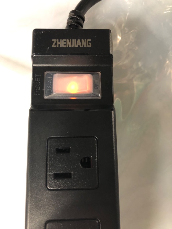 Photo 1 of ZHENJIANG power strip (10FT BLACK)