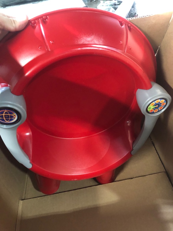 Photo 2 of * used * see all images * 
Radio Flyer, Spin 'N' Saucer, Caster Ride-on for Kids, Red