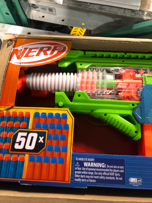 Photo 4 of *DOES NOT FUNCTION-MISSING FOAM BULLETS*
Nerf Elite 2.0 Double Punch Motorized Dart Blaster,Ages 8 & Up