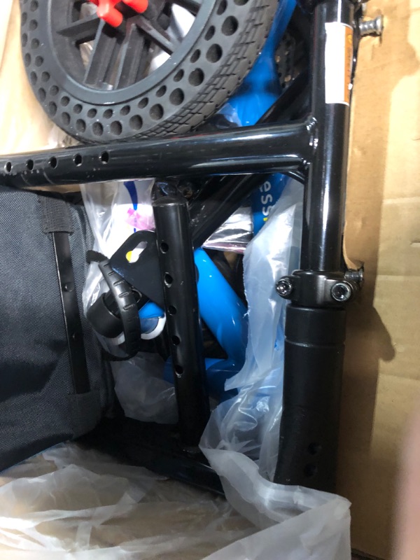 Photo 1 of ***SEE NOTE*** BlessReach All Terrain Steerable Knee Scooter Crutch Alternative?Deluxe Medical Scooter Double Handbrake,for Adults Injured Ankle & Foot Recovery Scooter in Blue