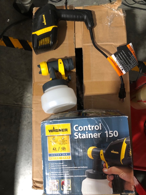 Photo 5 of **POWERS ON** *SEE NOTES* Wagner 0529051 Control Stainer 150 HVLP Handheld Sprayer