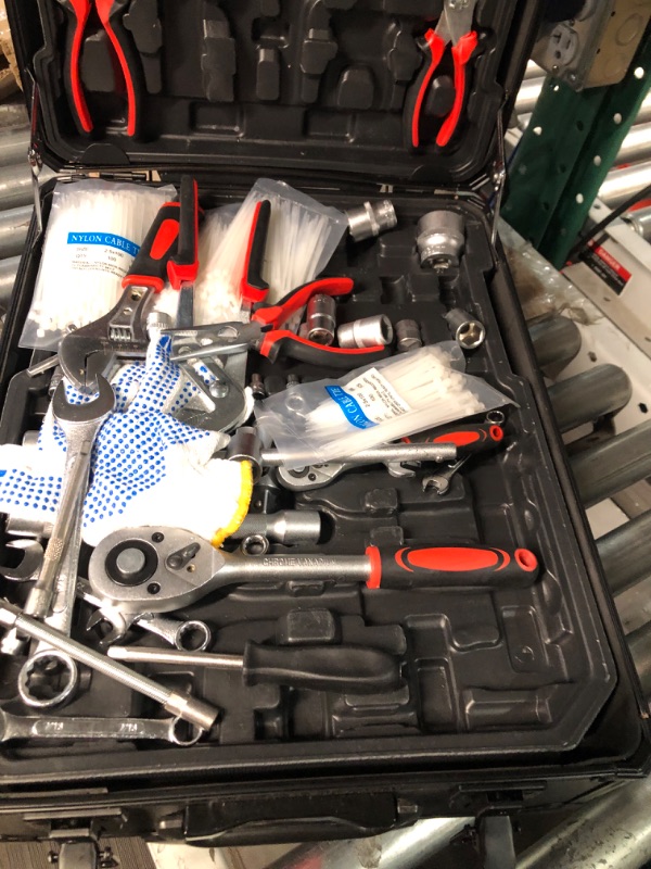Photo 4 of 899 Pcs Tool Set, General Hand Tool Kit with Toolbox for Household, Auto Repair