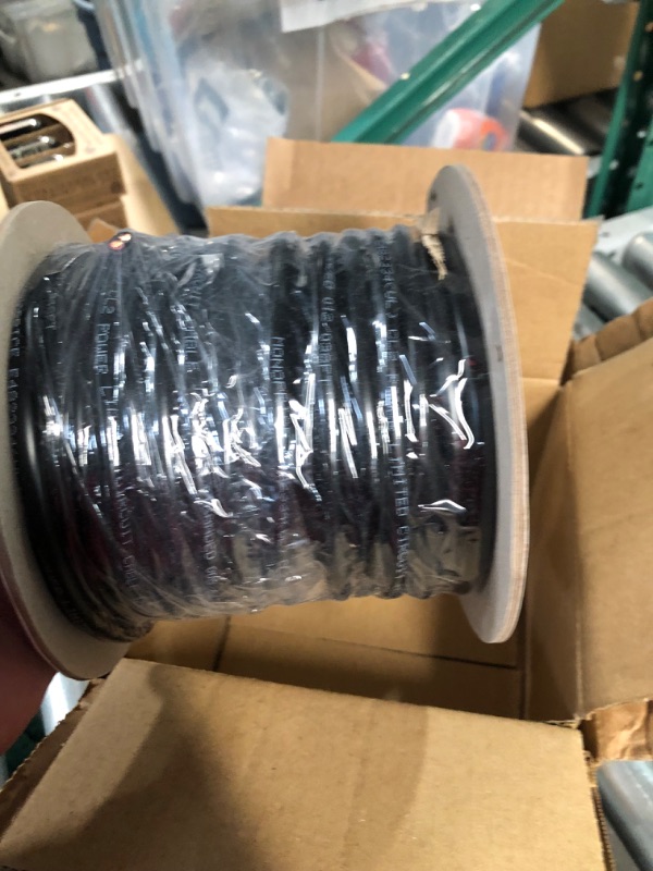 Photo 3 of Monoprice Speaker Wire, CL2 Rated, 2-Conductor, 12AWG, 50ft, Black 2 50 Feet Black 2