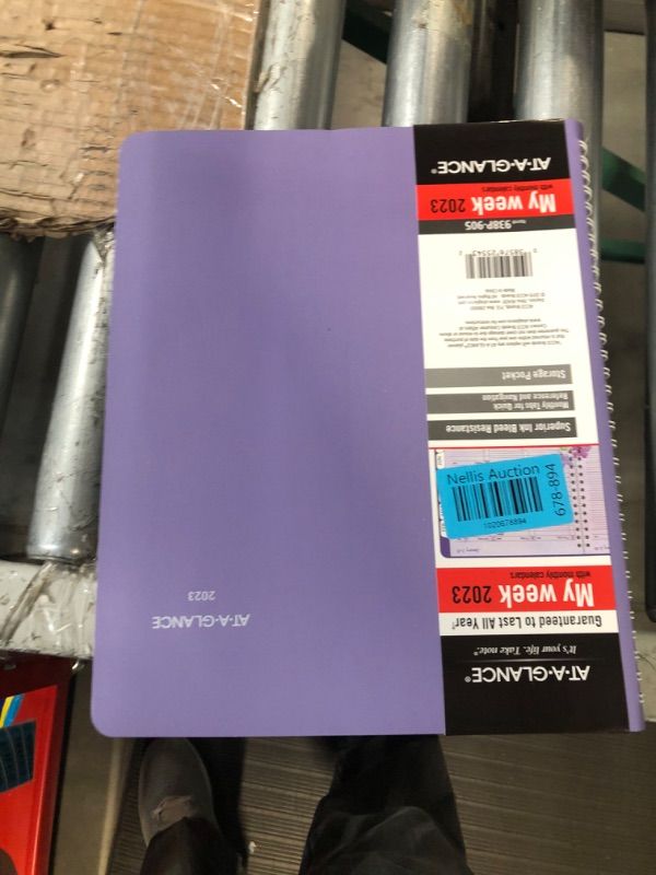 Photo 1 of AT-A-GLANCE 2023 Weekly & Monthly Planner, 8-1/2" x 11", Large, Beautiful Day, Lavender (938P-905) Beautiful Day 2023 Old Edition