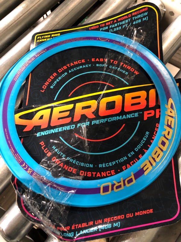 Photo 2 of Aerobie Pro Ring Flying Disc Blue