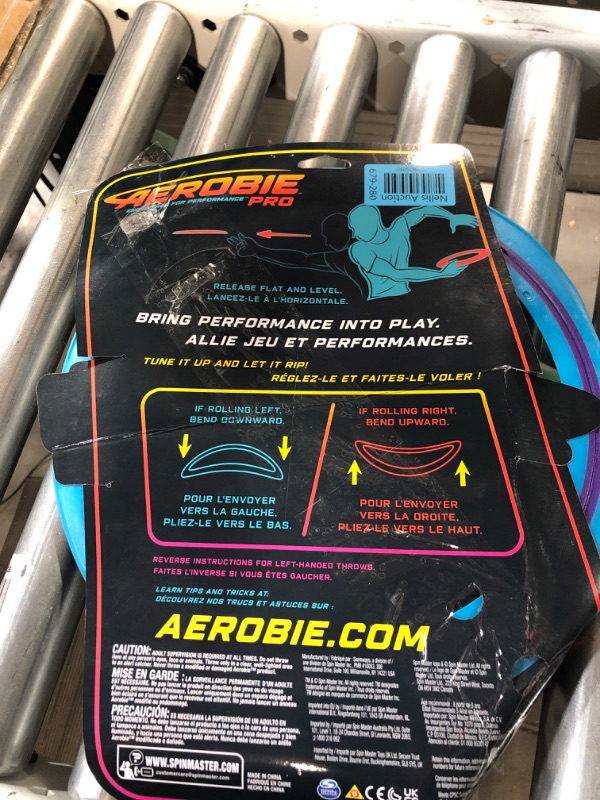 Photo 3 of Aerobie Pro Ring Flying Disc Blue