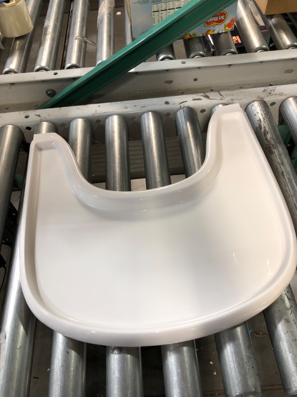 Photo 2 of Baby High Chair Tray Compatible with Stokke Tripp Trapp Chair, with Smooth Surface Provides Suction Plates with More Suction Power White