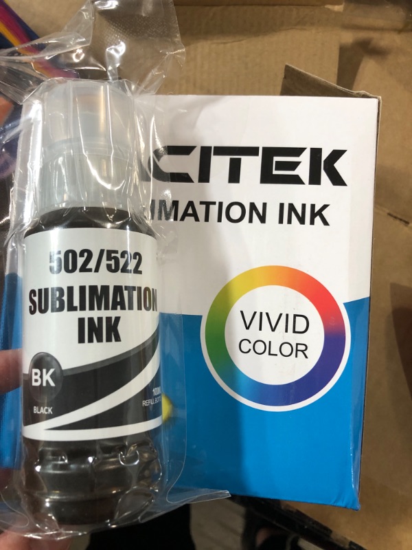 Photo 2 of PACITEK Compatible Refill Ink Bottle Replacement for 522/502