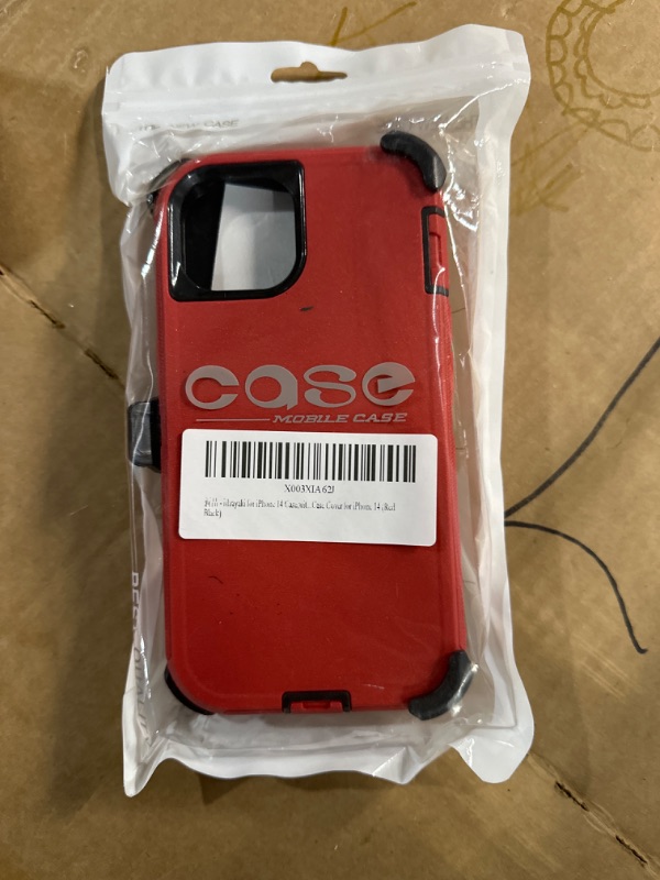 Photo 1 of red i phone 14 case 