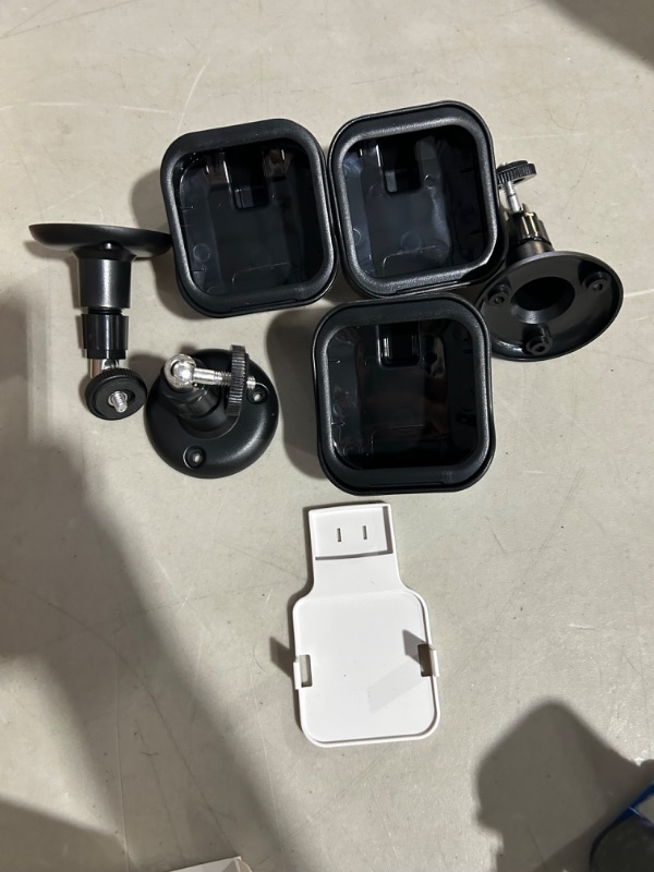 Photo 1 of All-New Blink Outdoor Camera Housing and Mounting Bracket (4th Gen & 3rd Gen), 3 Pack Protective Cover and 360° Adjustable Mount with Sync Module 2 Outlet Mount (BLACK)