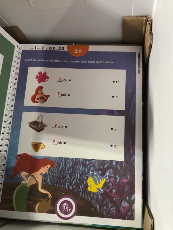 Photo 4 of BYJU’S Learning: Disney 1st Grade Premium Edition for iPhone & iPad (App+8 Workbooks) Ages 5-7, Featuring Disney & Pixar Characters-Reading