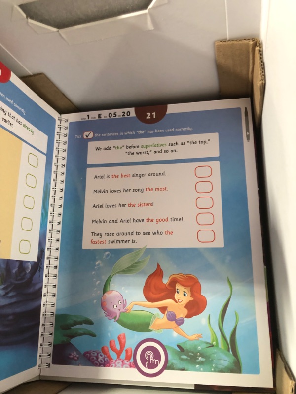 Photo 11 of *USED* MISSING PARTS* BYJU’S Learning: Disney 1st Grade Premium Edition for iPhone & iPad (App+8 Workbooks) Ages 5-7, Featuring Disney & Pixar Characters-Reading