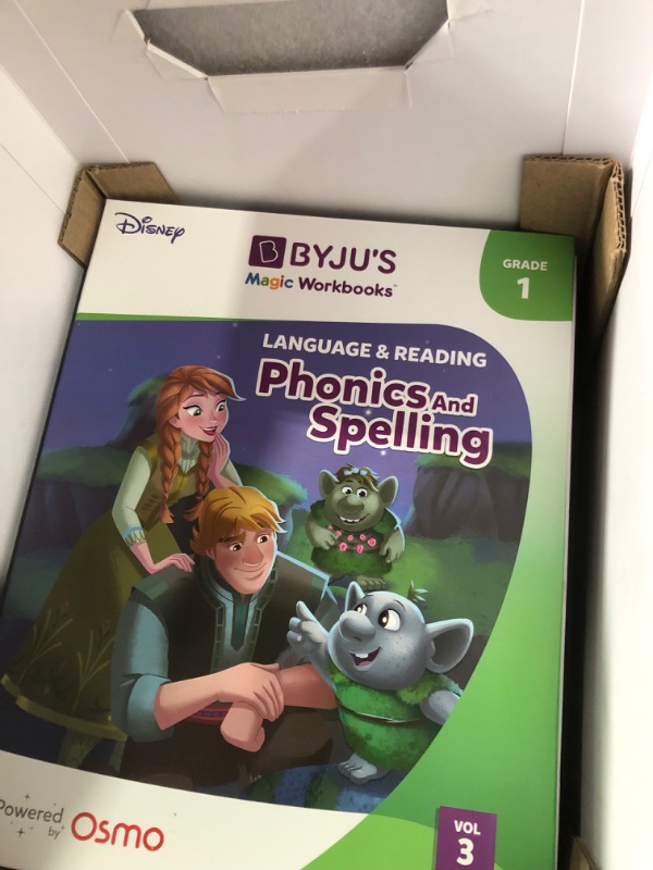 Photo 10 of *USED* MISSING PARTS* BYJU’S Learning: Disney 1st Grade Premium Edition for iPhone & iPad (App+8 Workbooks) Ages 5-7, Featuring Disney & Pixar Characters-Reading