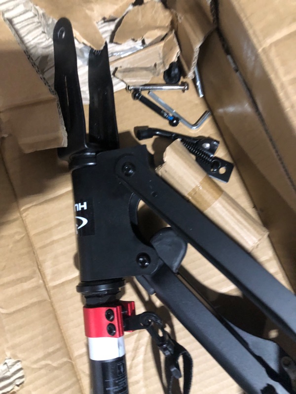 Photo 11 of *PARTS ONLY NON FUNCTIONAL*
Hudora Scooter for Adults - Folding Adult Scooters Adjustable Height, BLACK