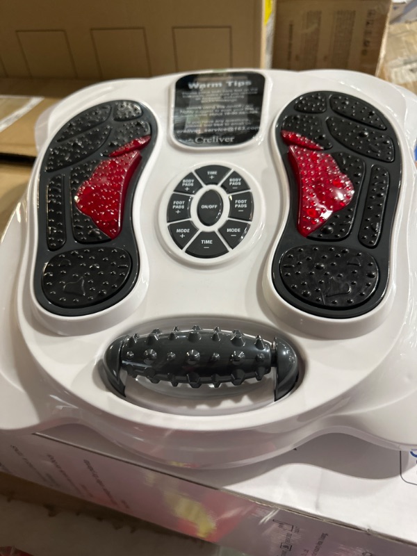 Photo 2 of **NON REFUNDABLE NO RETURNS SOLD AS IS**
**PARTS ONLY**Foot Stimulator (FSA HSA Eligible) with EMS TENS for Pain Relief and Circulation, Electric Feet Legs Massagers Machine for Neuropathy and Plantar Fasciitis, Nerve Muscle Stimulator with Electrode Pads
