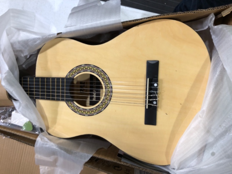 Photo 6 of * see images for damage *
Pyle Classical Acoustic Guitar 36” Junior size for beginners with starter kit