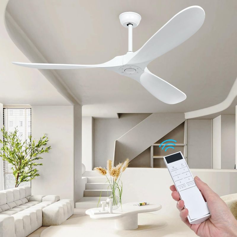 Photo 1 of *COLORS ARE GOLD AND WHITE*
HUMHOLD 60" Ceiling Fan with Remote Control 