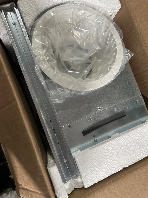 Photo 3 of ***Parts Only***Broan-NuTone 744 ENERGY STAR Certified Recessed Light Combo For Bathroom And Home Bath Fan, 70 CFM, White 70 CFM Incandescent Light *MISSING CONDUCTOR