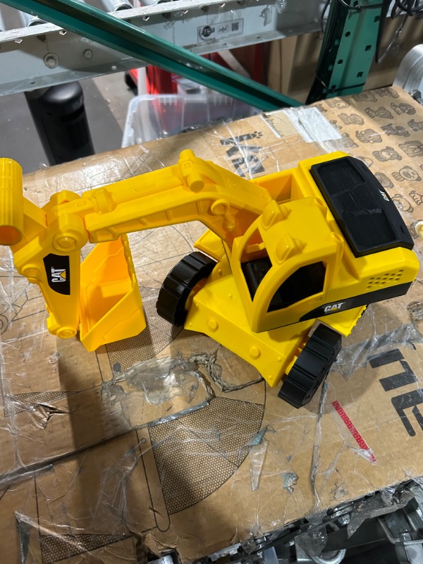 Photo 3 of Cat Construction 15" Toy Excavator , Yellow