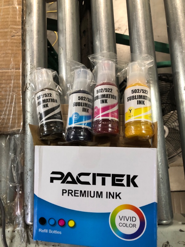 Photo 2 of Sublimation Ink Refill for EcoTank Supertank Inkjet Printer Epson 2803 Sublimation Ink Anti-UV, ICC Free Widely Autofill for Epson 2720 ET-2760 Sublimation Ink 400ML