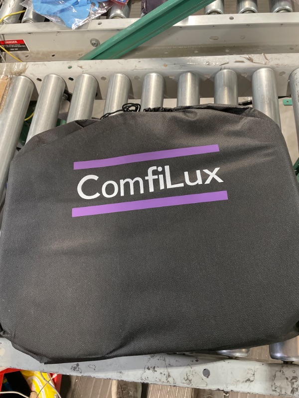 Photo 1 of Comfilux Cooling Gel Seat Cushion - Memory Foam Car Coccyx Cushion, Office Chair - Butt Pillow for Tailbone, Sciatica & Back Pain Relief (Grey)
