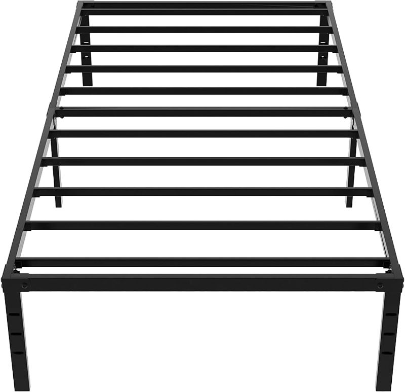 Photo 1 of 
Yedop 18 Inch Twin XL Size Metal Bed Frames, No Box Spring Needed, 2500 lbs Heavy Duty Steel Slat Support, Non-Slip and Noise Free, Twin XL Platform Metal...