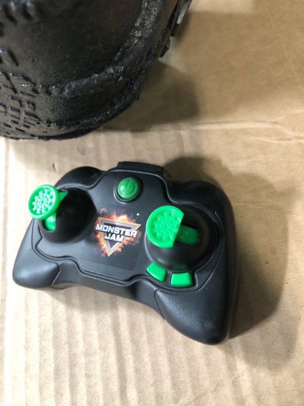 Photo 1 of *FOR PARTS* Monster Jam Official Mega Grave Digger All-Terrain Remote Control Monster Truck with Lights - 1:6 Scale
