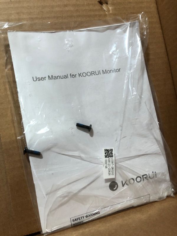 Photo 1 of KOORUI 24 Inch Computer Monitor -FHD 1080P Gaming Monitor 165Hz
