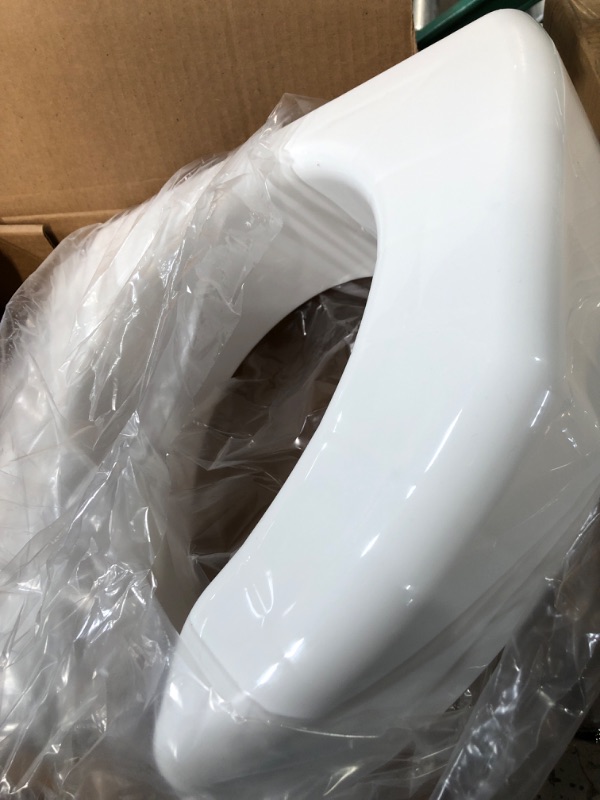 Photo 4 of *Seat Only* SP Ableware Basic Open-Front 3-Inch Elevated Toilet Seat - White (725790000)