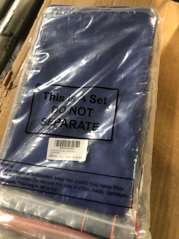 Photo 1 of 6 Pcs Small Tool Bag with Zipper Heavy Duty Utility Tool Pouches