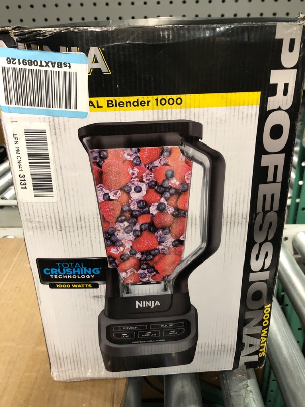 Photo 4 of *Non-Functional* Ninja BL610 Professional 72 Oz Countertop Blender with 1000-Watt Base