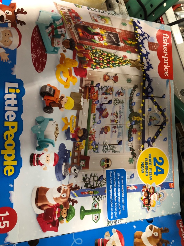 Photo 3 of **NON REFUNDABLE NOP RETURNS SOLD AS IS**
Fisher-Price Little People Advent Calendar, Christmas santa playset, 24 Toys for Pretend Play, Gift for Toddlers and Preschool Kids Ages 1 to 5 Years