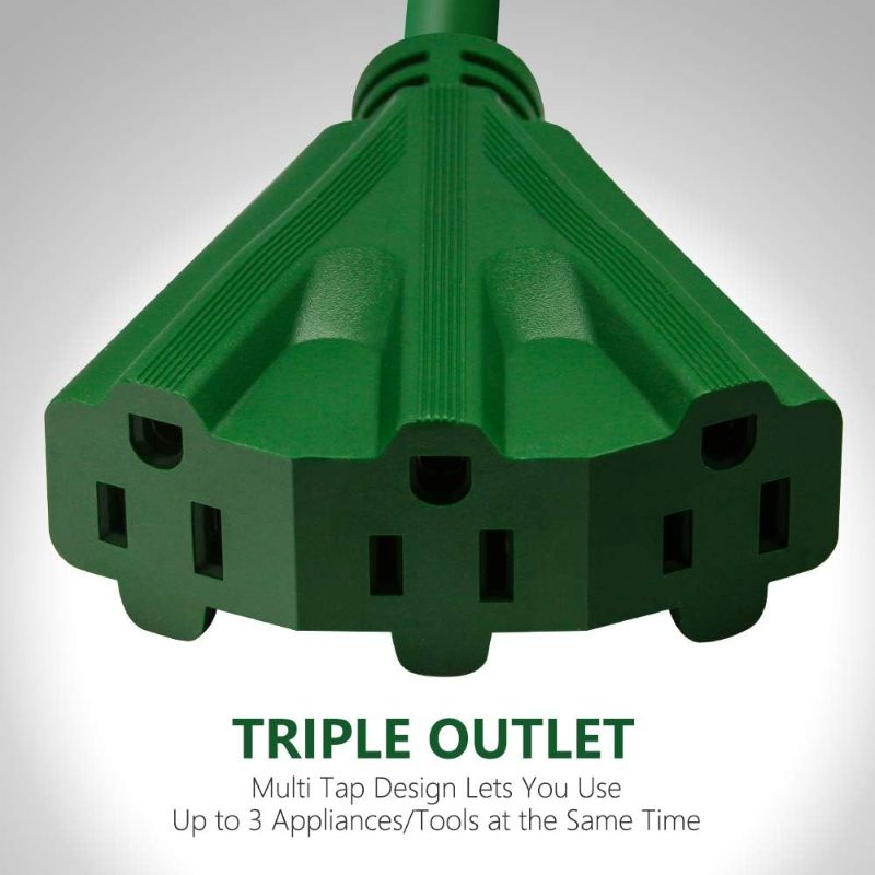 Photo 2 of  50 Ft Extension Cord with 3 Outlets