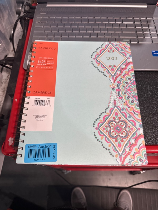 Photo 2 of Cambridge 2023 Weekly & Monthly Planner, 8-1/2" x 11", Large, Marrakesh (182-905) 2023 New Edition Marrakesh