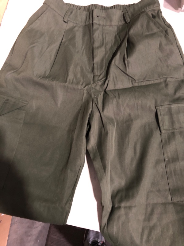 Photo 2 of * used * no size listed * see images * 
HerGymClothing Womens Cargo Pants with 6 Pockets, Adjustable Cinch Bottom 
