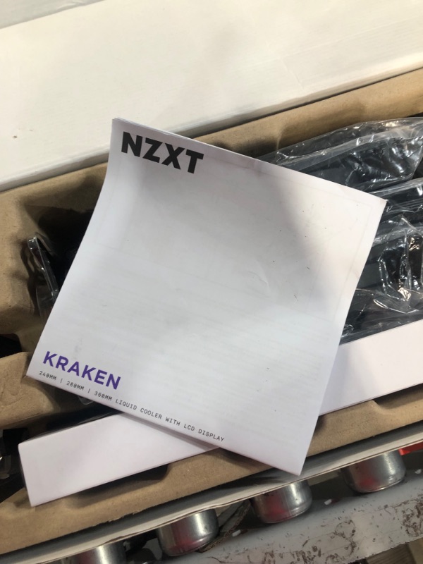 Photo 5 of NZXT Kraken 360 - RL-KN360-B1 - 360mm AIO CPU Liquid Cooler - Customizable 1.54" Square LCD Display for Images, Performance Metrics and More - Black