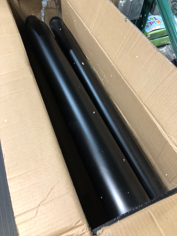 Photo 1 of **PARTS ONLY** HYKOONT Street Light Pole, 13ft Street Lamp Post Black Metal Iron Aluminum Pole for Exterior House Porch Patio Deck Yard Garden