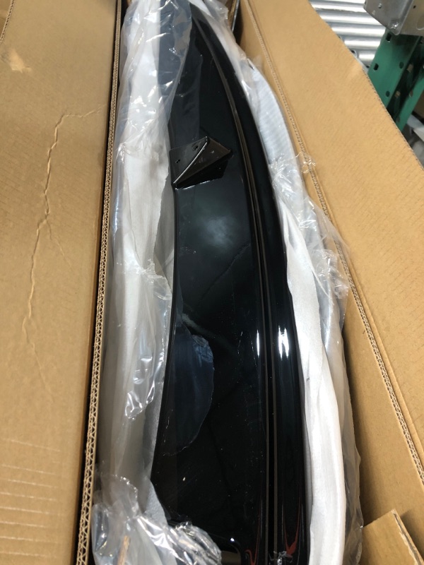 Photo 2 of **SEE NOTES** 
DOLKSN 2023 New Tesla Model Y Front Bumper Lip Front Spoiler Front Wing for Tesla Model Y Accessories - Tesla Model Y Front Lip Glossy Black