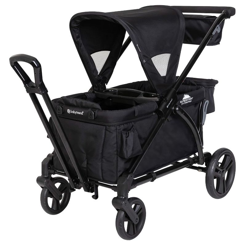 Photo 1 of (STOCK PHOTO FOR SAMPLE ONLY) - Baby Trend Expedition 2-in-1 Stroller Wagon PLUS, Ultra Black