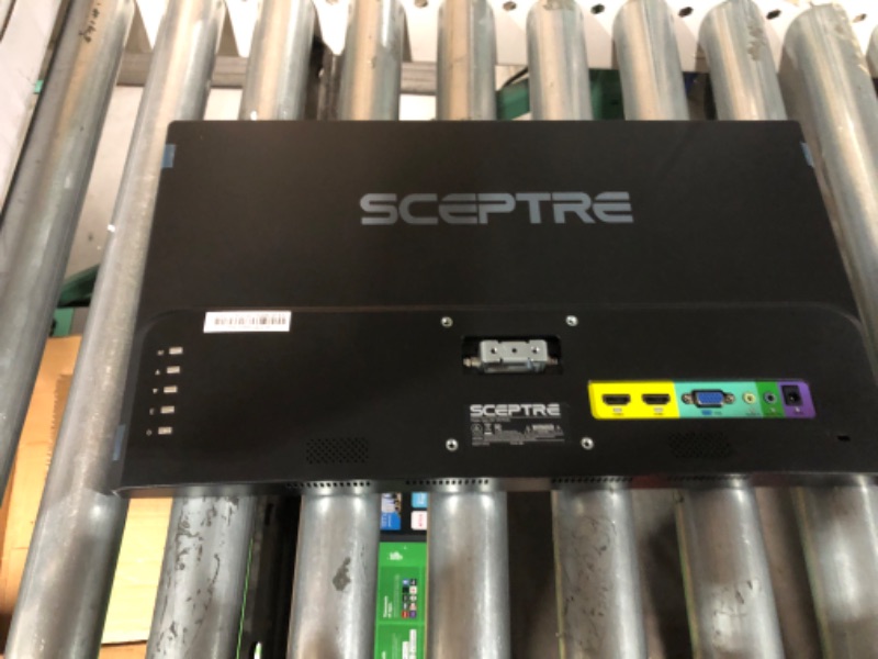 Photo 2 of Sceptre 20" 1600 x 900 75Hz LED Monitor 2X HDMI VGA,Machine Black (E209W-16003RT Series) & 20" 1600x900 75Hz Ultra Thin LED Monitor 2X HDMI VGA