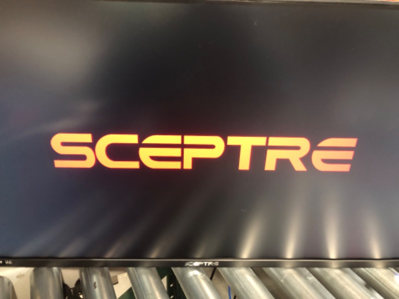 Photo 3 of Sceptre 32 inch QHD IPS Monitor HDR400 2560x1440 DisplayPort up to 144Hz 1ms 120% sRGB Height Adjustable, Build-in Speakers Gunmetal Black