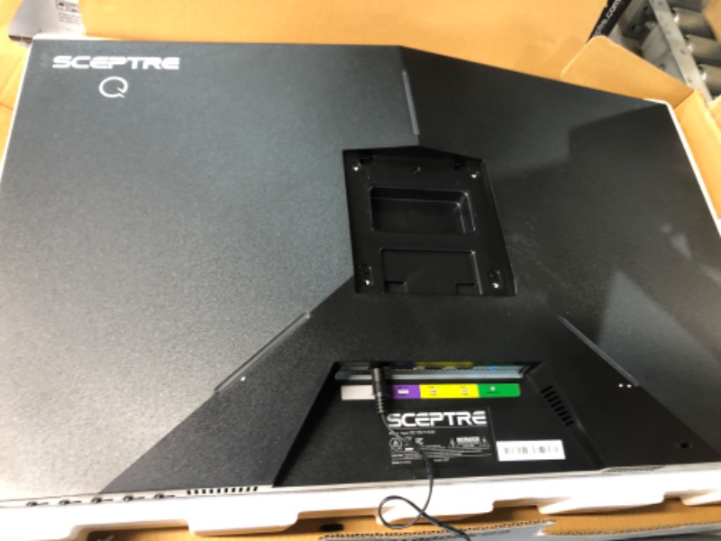 Photo 1 of Sceptre IPS 27 Inch 2K 2560 x 1440p QHD 75Hz DisplayPort HDMI 99% sRGB Build-in Speakers Machine Black (E275W-QPT) Monitor