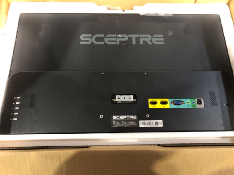 Photo 5 of Sceptre 24" Professional Thin 75Hz 1080p LED Monitor 2x HDMI VGA Build-in Speakers, Machine Black (E248W-19203R Series) 24" 75Hz Monitor