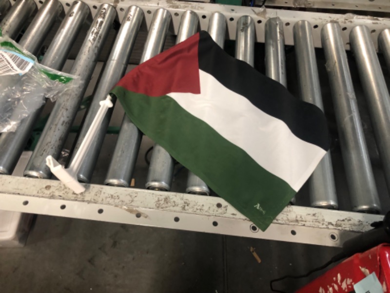 Photo 2 of Palestine Flag For Car Window Bandera de Palestina Pary Support Palestinian Decor Freedom 12" x 18" Carros Mount Bracket Clip Small Tapestry