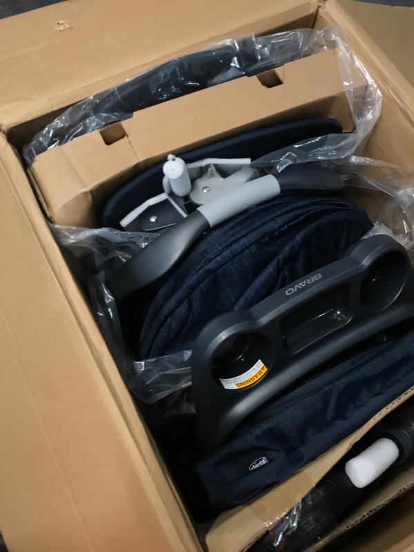 Photo 3 of Chicco Bravo Trio Travel System and Extra Base Bundle, Brooklyn, Navy Brooklyn Bravo with Extra Base (2 total)