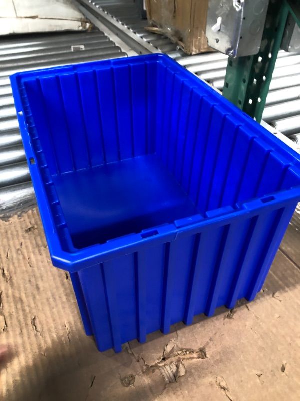 Photo 1 of Divider Box, Blue, Industrial Grade Polymer, 16 1/2 in L, 10 7/8 in W, 6 in H
