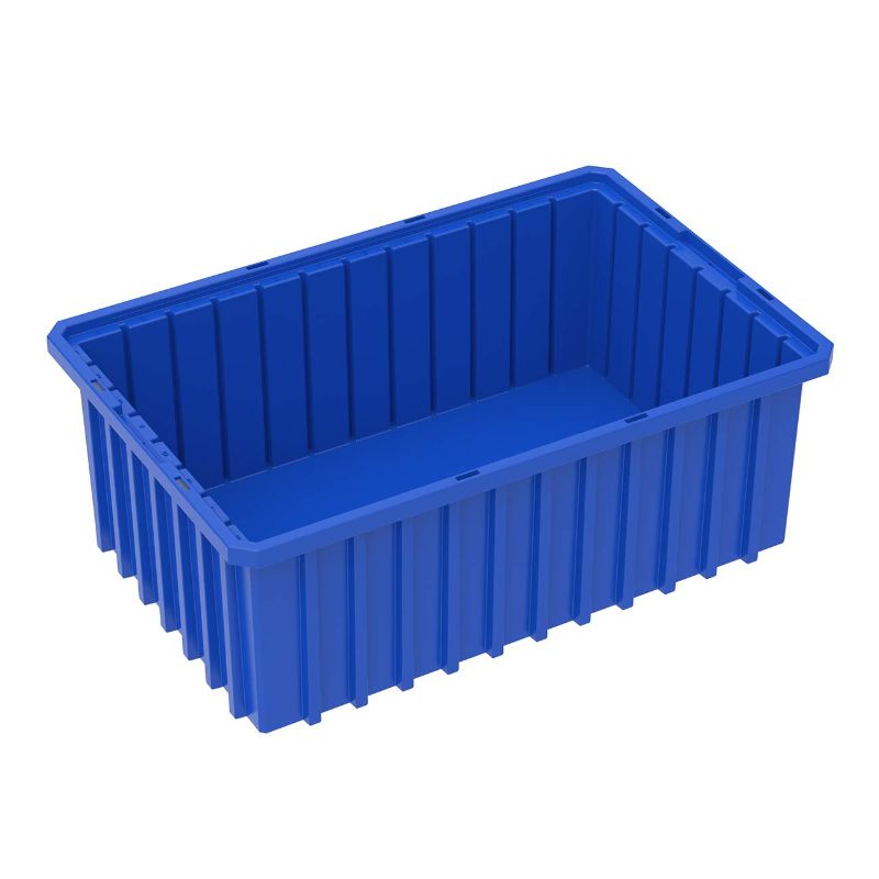 Photo 1 of Divider Box, Blue, Industrial Grade Polymer, 16 1/2 in L, 10 7/8 in W, 6 in H
